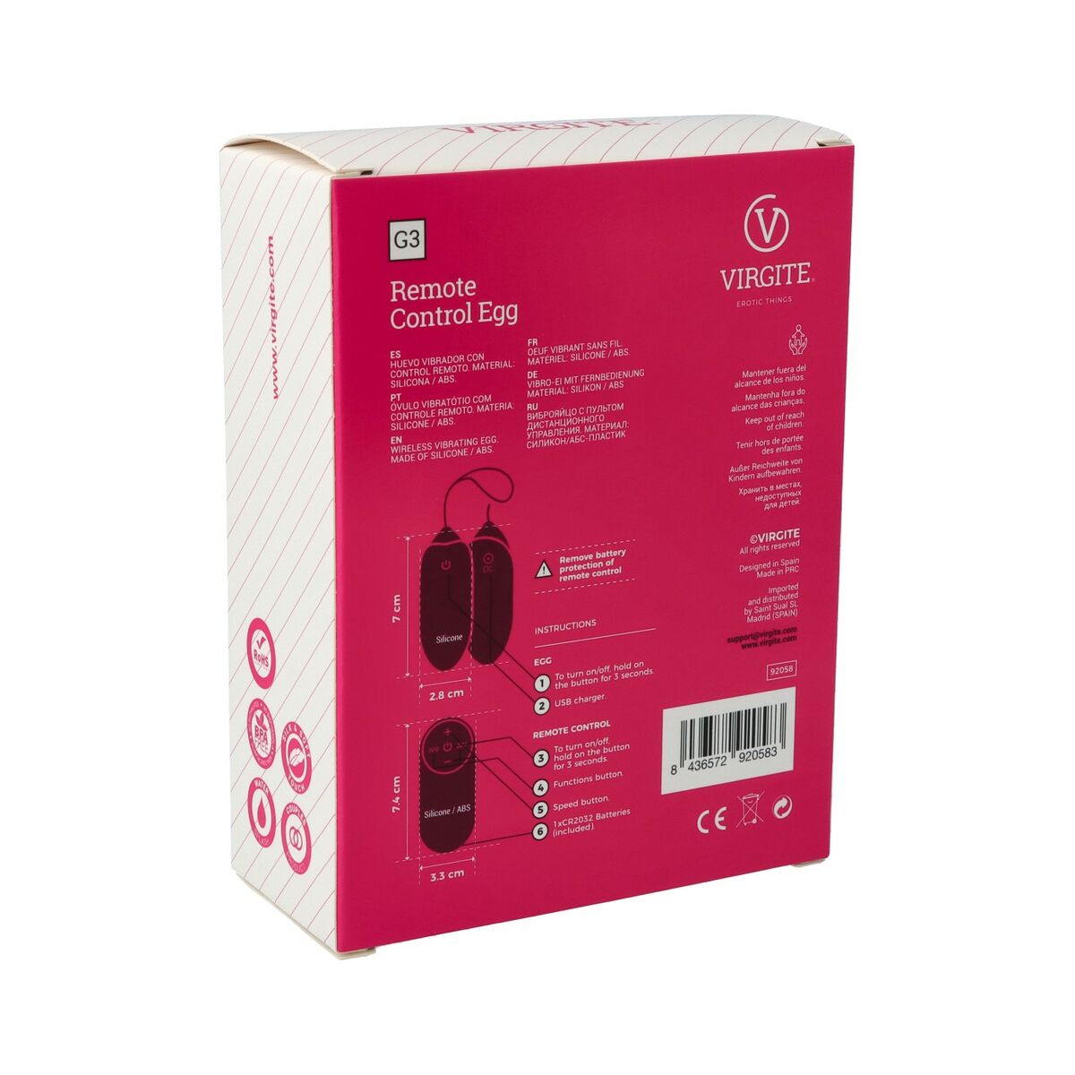 Vibrator Virgite Blau